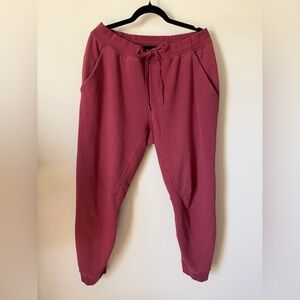 Lululemon City Sweat Jogger men’s Size XL Mulled Wine MLWI Pocket